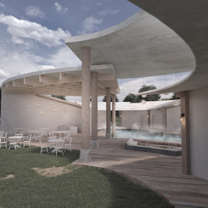 Circular Massing Embracing Nature with Thermal Resources