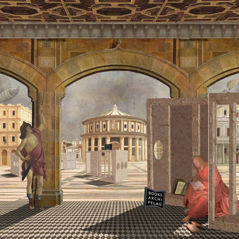 Wooden Anchors Create Adaptable Reading Spaces for Community Exchange