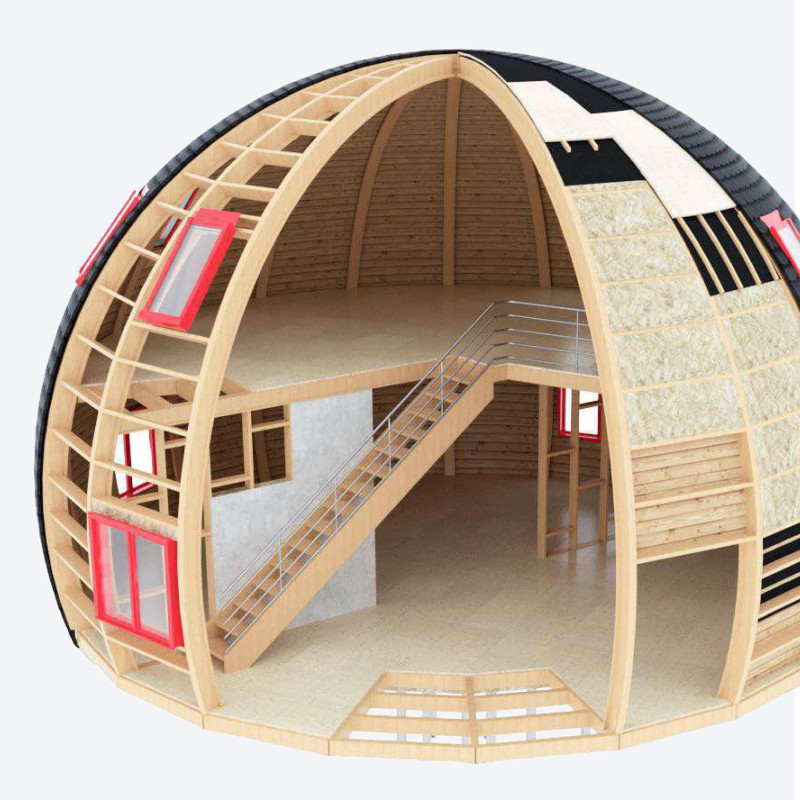 Spherical Cabins Crafted from FSC Wood with Customizable Interiors