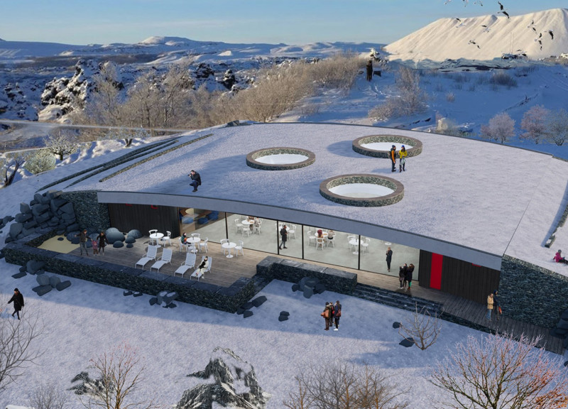 Earth-Centric Community Space Embracing Natural Elements and Landscape Integration