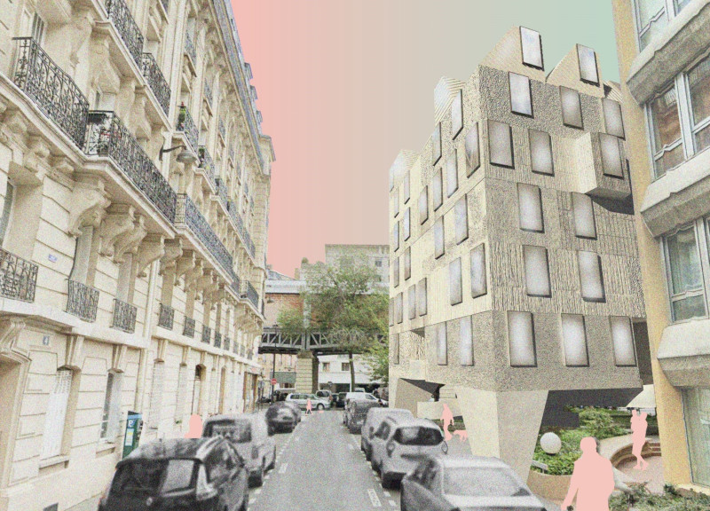 Community Living Enhanced by a Green Floor and Shared Amenities