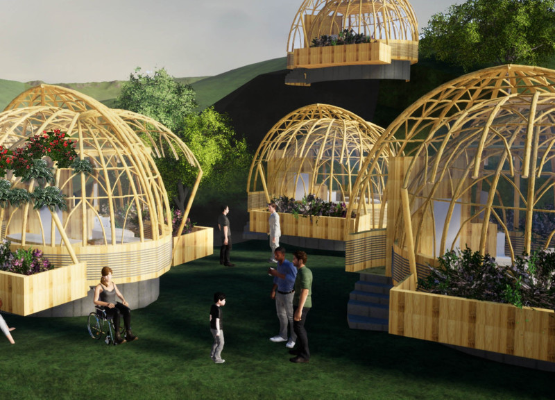 Rooftop Micro-Living with Water-Harvesting Systems