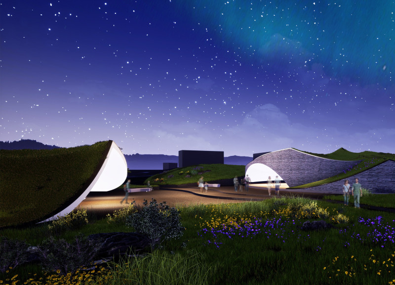 Green Roof Integration with Native Flora in a Circular Museum Design