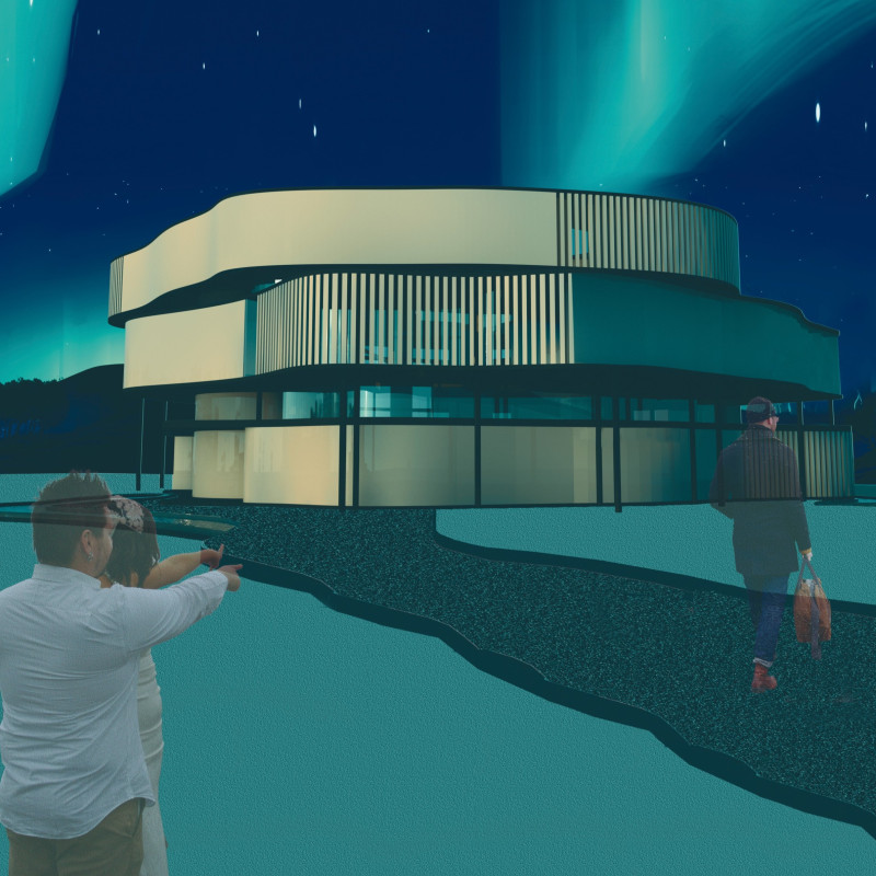 Connecting Community Through Reinforced Concrete and Glass in a Volcanic Landscape