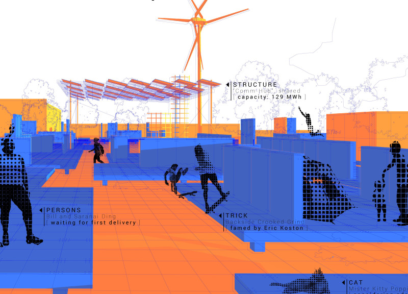 Fly Ash Concrete and Recycled Aluminum in Community-Centered Living Spaces