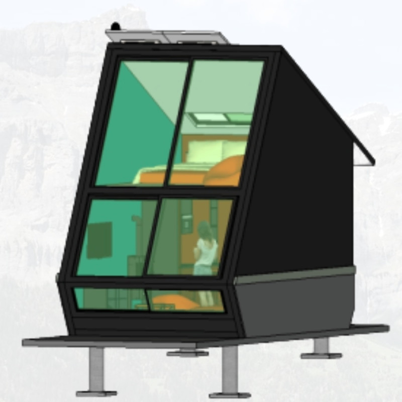 Fish Head Architecture with Natural Light and Wood Elements for Sustainable Living