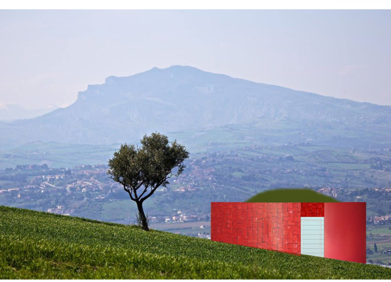 Curved Walls and Green Roofs with Ecosan Toilets in a Sustainable Landscape