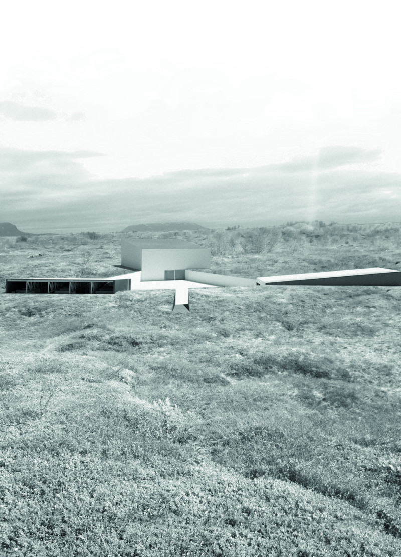 Concrete Volumes Embracing Nature with Laminated Glass Views