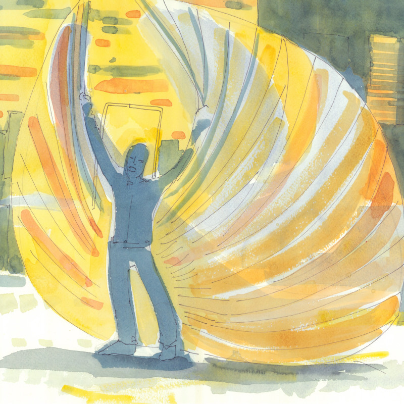 Bold Colors and Waterproof Fabric in Portable Shelter Design