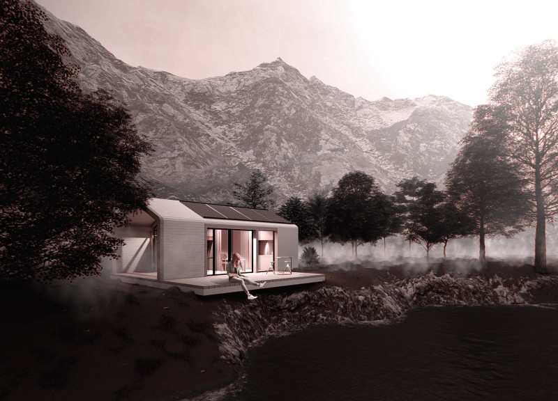 Triple-Glazed Windows and Flexible Spaces in a Compact Eco-Friendly Home