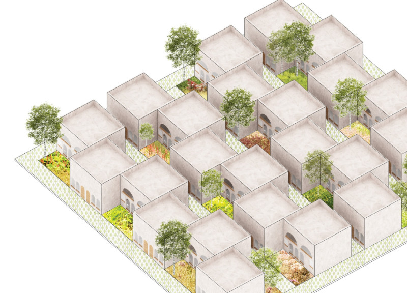 Charred Wooden Shingles and Enamel Finishes in a Communal Housing Solution