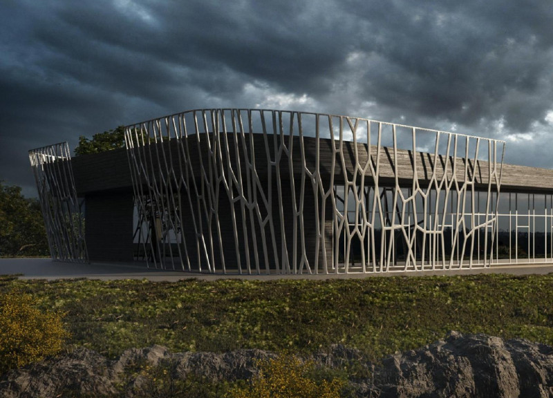 Embracing Nature Through Large Windows and Wood Coating in an Environmental Museum
