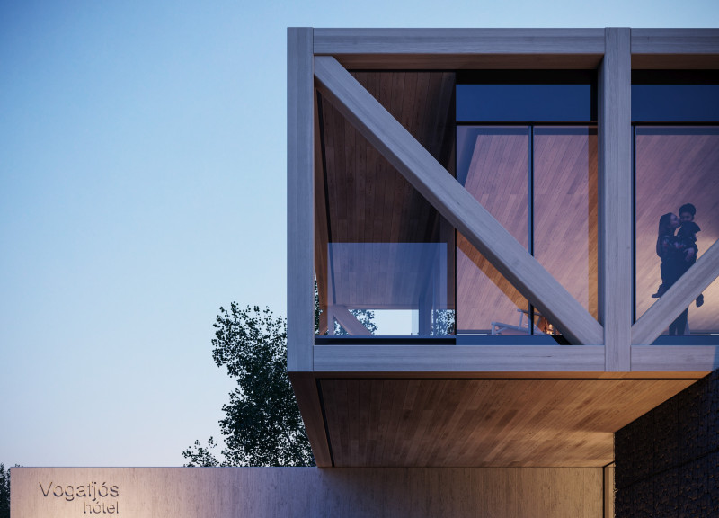 Gabion Structure Integrated with Volcanic Landscape for Serene Lodging