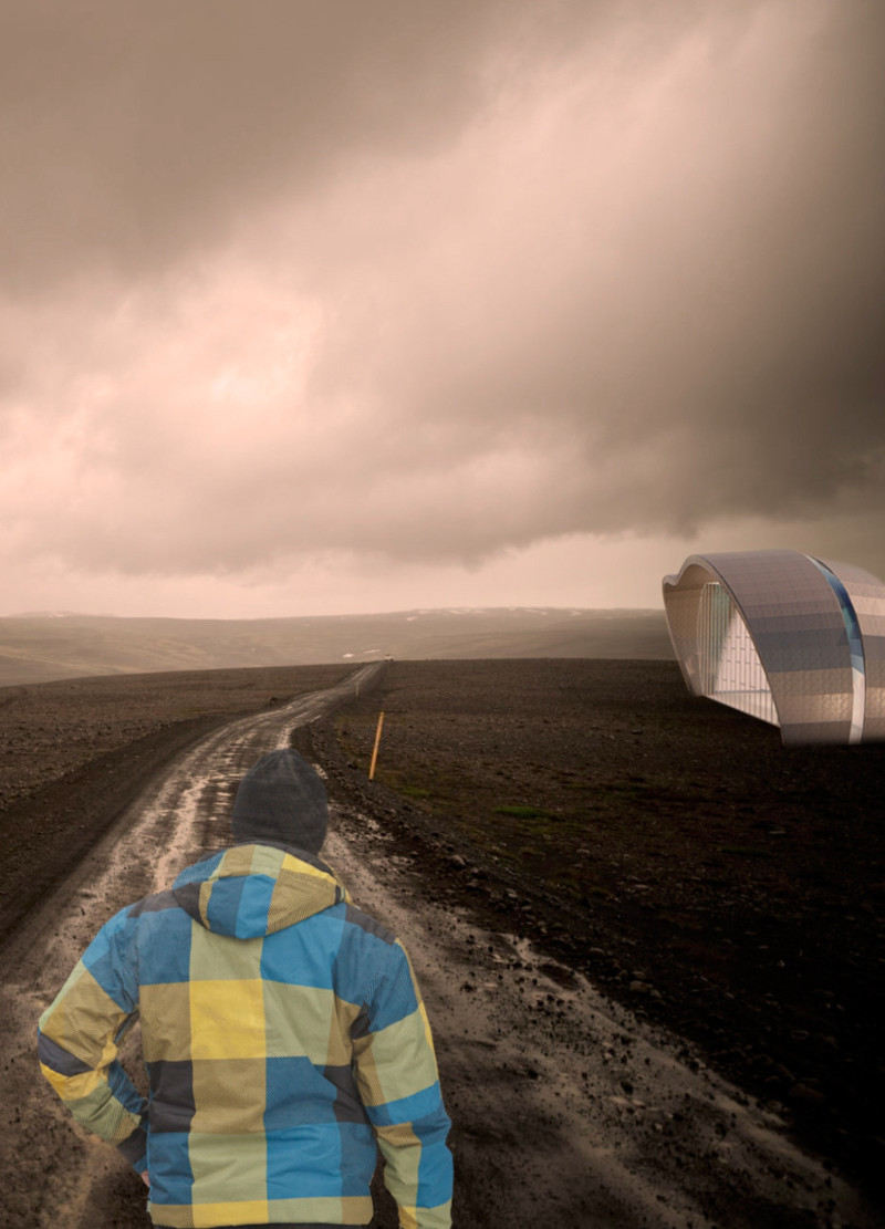 Natural Light and Metal Cladding in a Flexible Exhibition Space