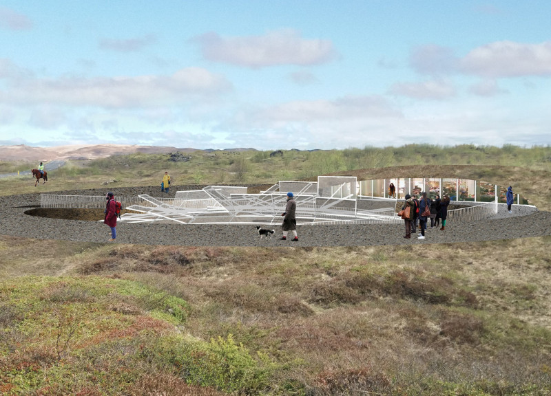 Lava-Formed Crater Museum Enhancing Geothermal Education