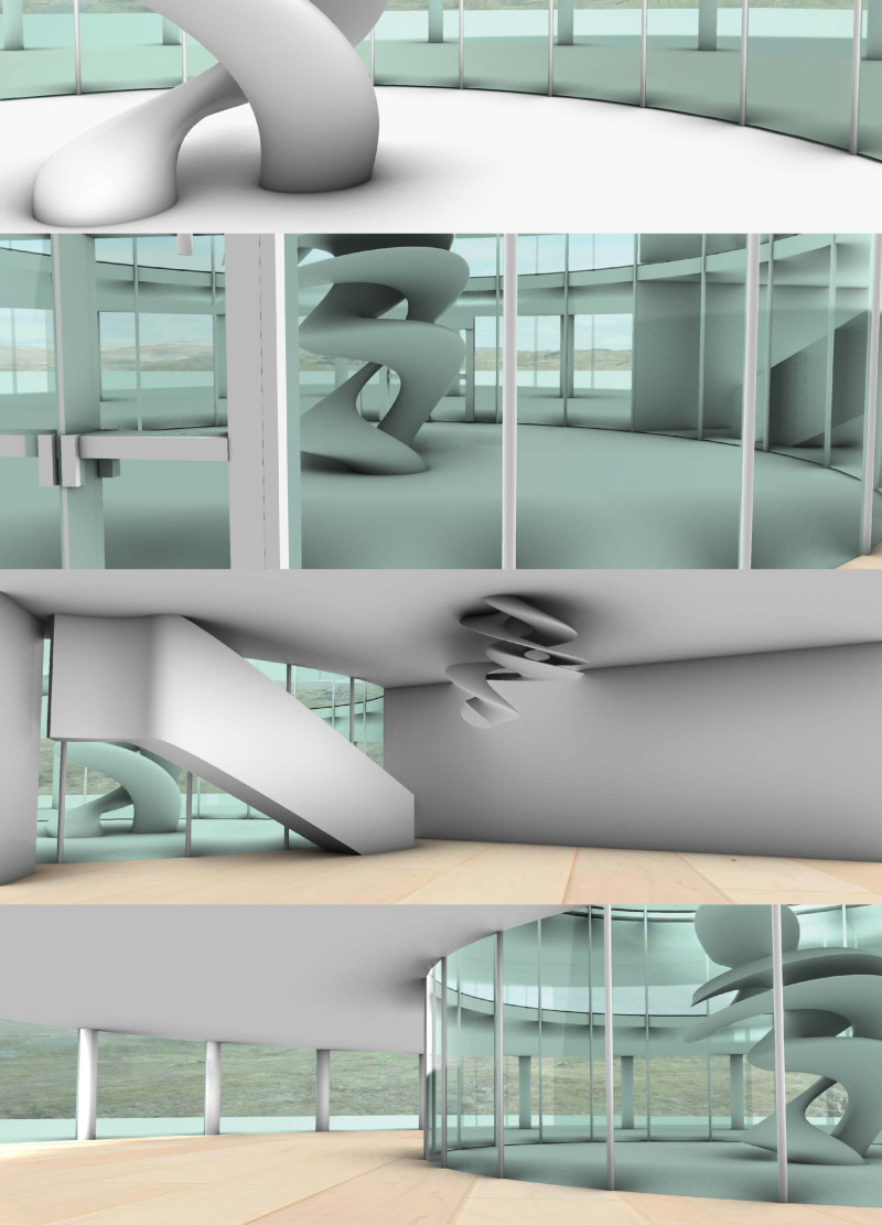 Cultural Space in Stone and Light Inspired by Folklore