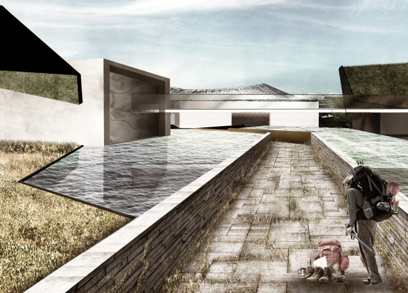 Turf Roof and Inverted Volumes Enhancing Cultural Experiences