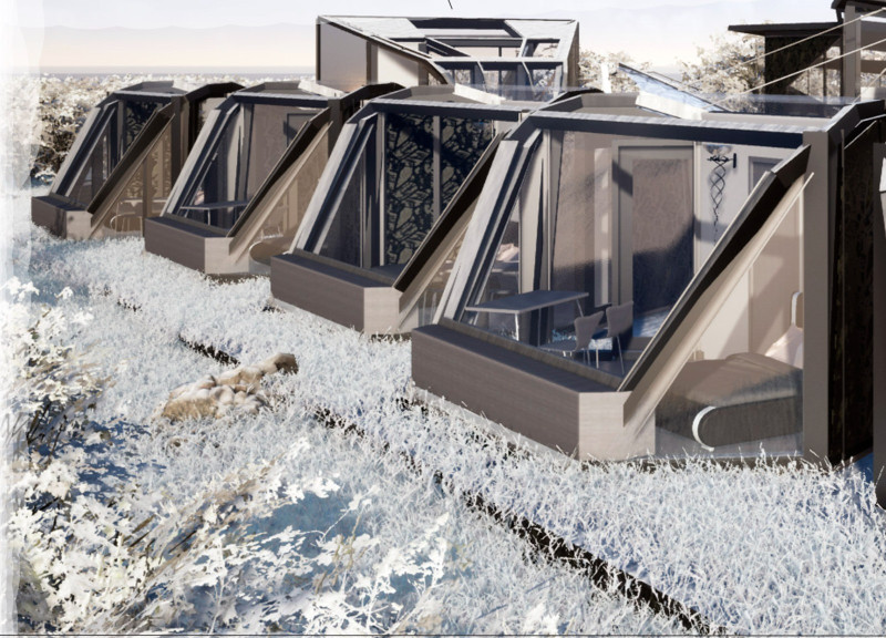 Underground Tensioned Structure Enhances Community Engagement Amid Mývatn Landscape