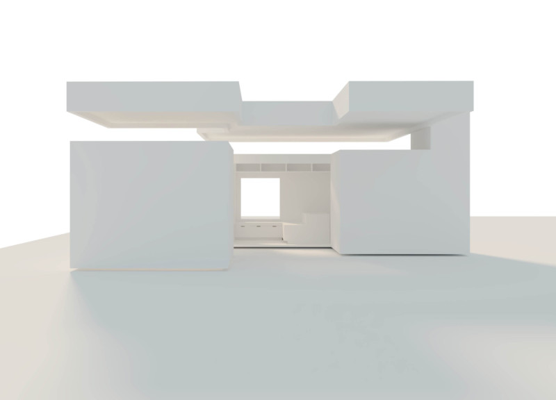 Transparency and Connection in a Spacious Living Environment with a Natural Palette