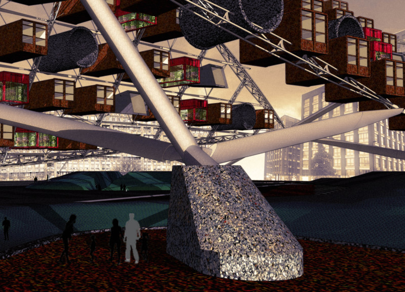 Vertical Green Voids with Modular Units Enhancing Urban Living