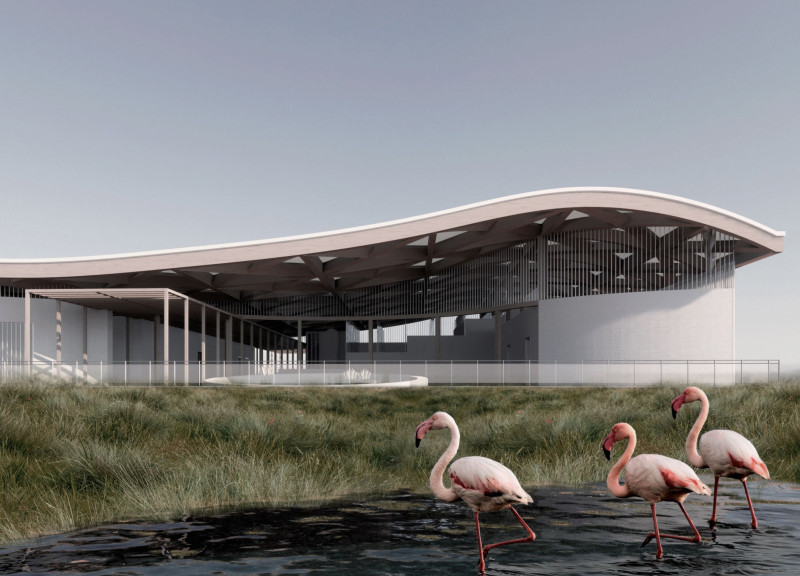 Windcatcher and Etfe Create a Connection with Nature in a Visitor Center