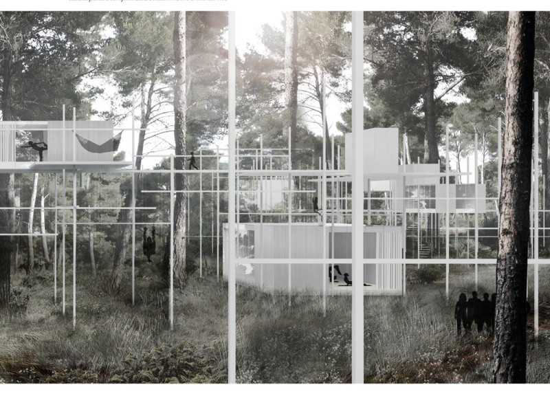 Mobile Facades and Galvanized Steel Cabins for Flexible Community Living