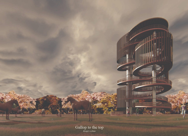 Metallic Cores Shaping Rhythmic Ascent in Kurgi’s Landscape