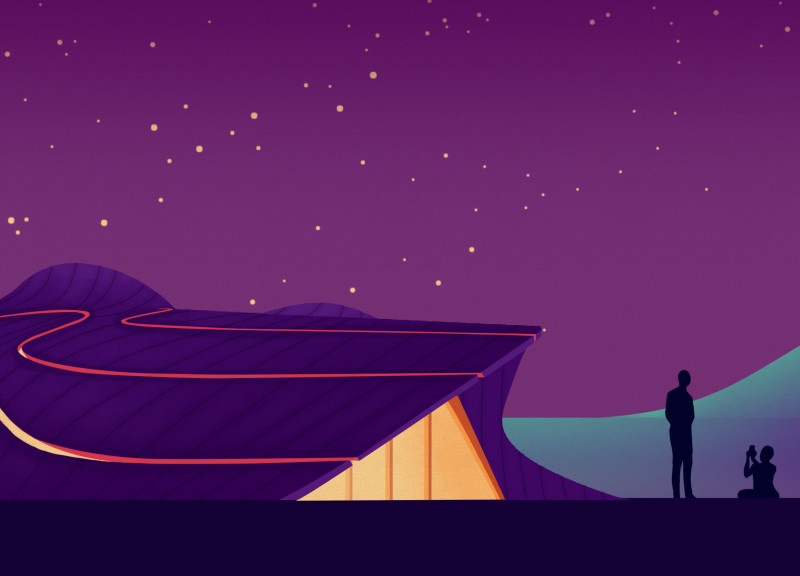 Flexible Wood Shell with Solar Integration for Community Living