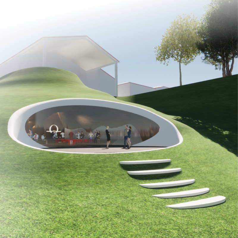 Reclaimed Cork and Timber Create an Engaging Wine Tasting Space