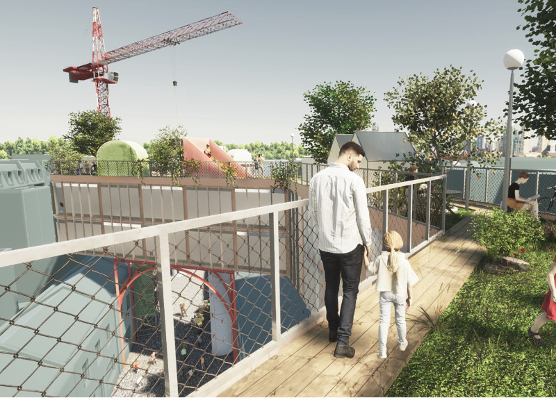 Community Living Enhanced by Historical Context and Natural Light