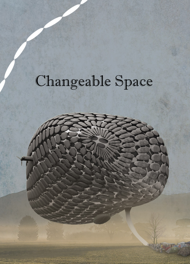 Buoyant Performance Space with Caoutchouc and Metal Foam