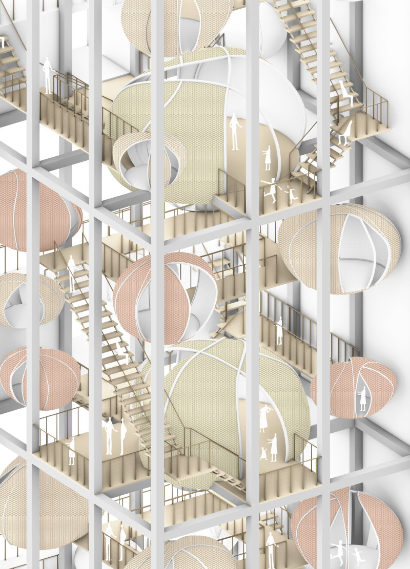 Biodegradable Leather Capsules Blending Community and Urban Living