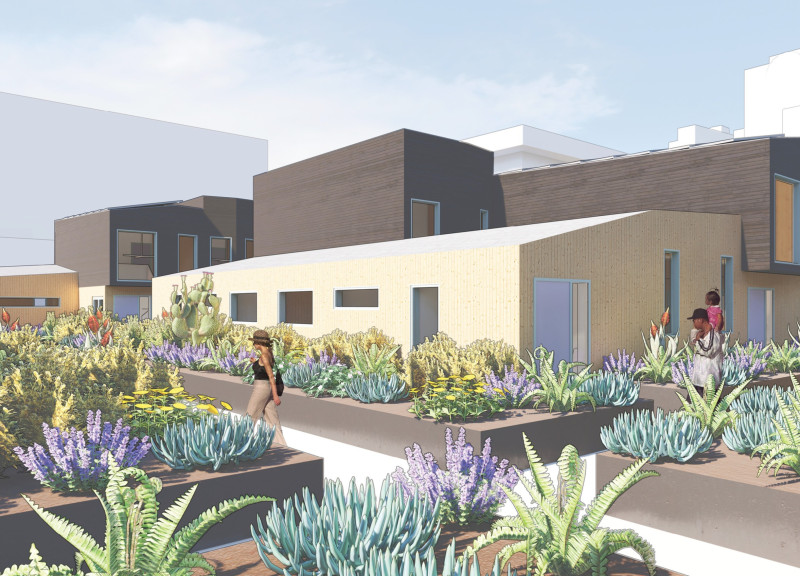 Charred Wooden Shingles and Cross-Laminated Timber Panels Redefining Urban Living Spaces