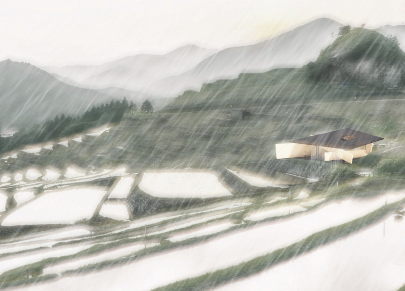 Galvalume Roof and White Cedar Joists in a Self-Sustaining Microhome