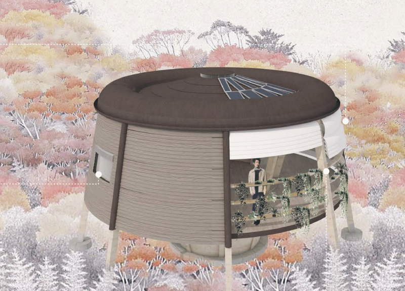 Vertical Gardens and Zintek Facades in a Compact Microhome