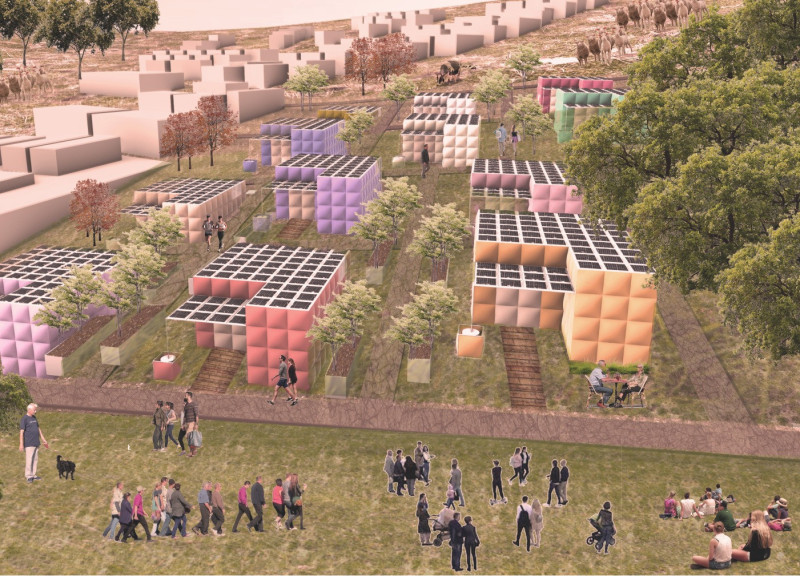 Translucent Etfe Shelters with Water Recycling for Refugee Communities