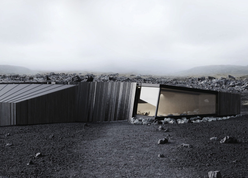 Curved Walkway in Carbonized Wood Reimagines Visitor Experience at a Volcanic Site