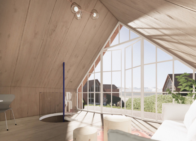 Corten Steel Facades and Cross Laminated Timber in a Vineyard Retreat