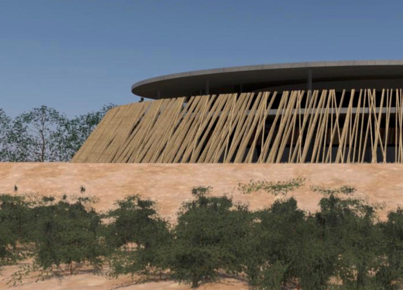 Timber Screen and Glazing Enclosure Promoting Ecological Observation