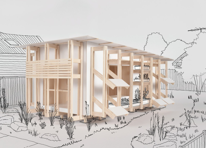 Reconfigurable Micro Homes with Vertical Gardens for Urban Living