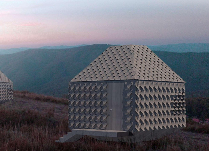 Responsive Wooden Panels and Natural Ventilation in a Sustainable Timber Retreat