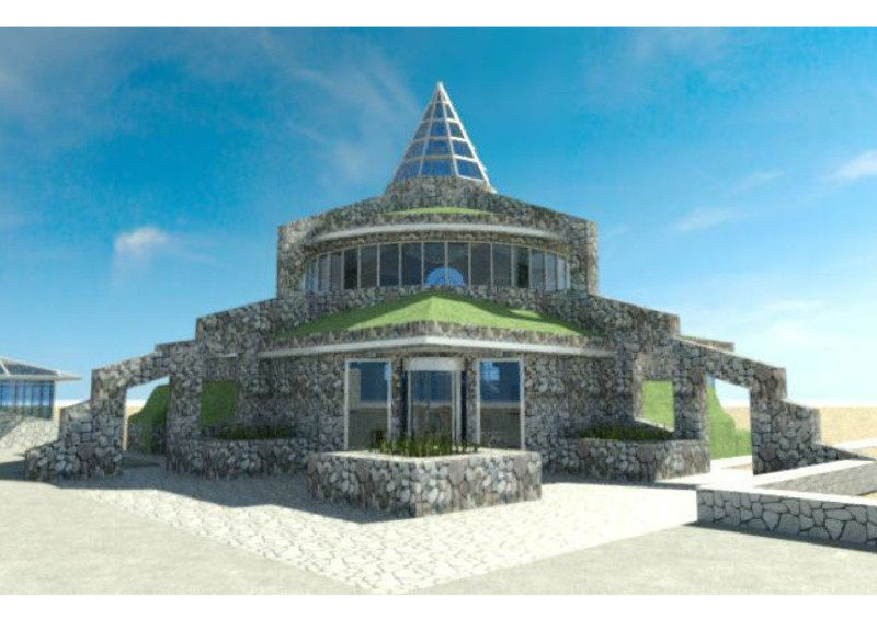 Natural Stone Integration with Gray Water Management in Remote Living Spaces