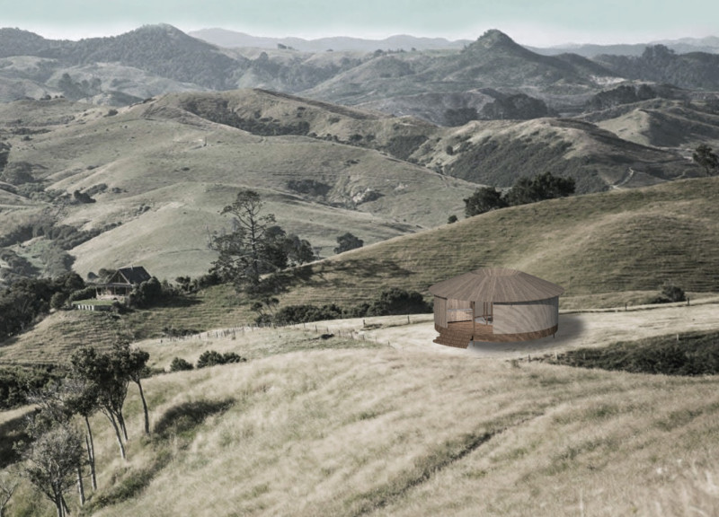 Rotating Walls and Charred Shingles Create an Intimate Retreat in Cross-Laminated Timber