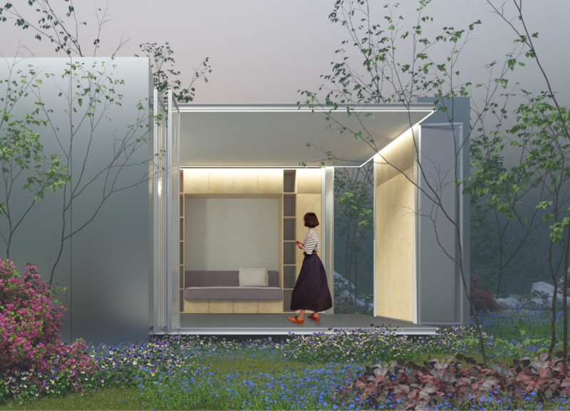 Mobile Panels and Natural Light in a Flexible Urban Living Space