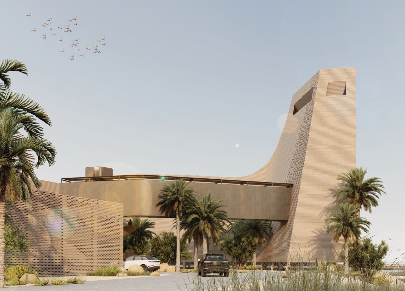 Elevated Sanctuary in Natural Palm Wood Overlooking Wetlands