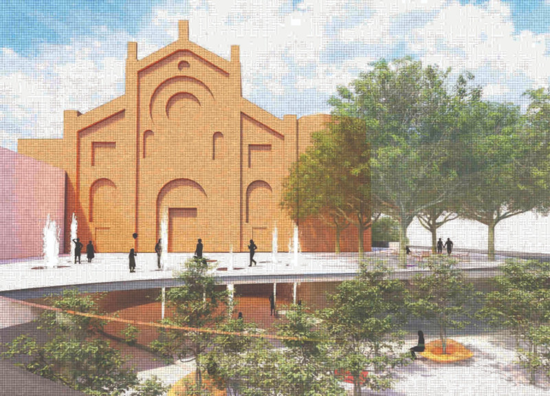 Translucent Concrete Paths Through Hidden Urban Waterways