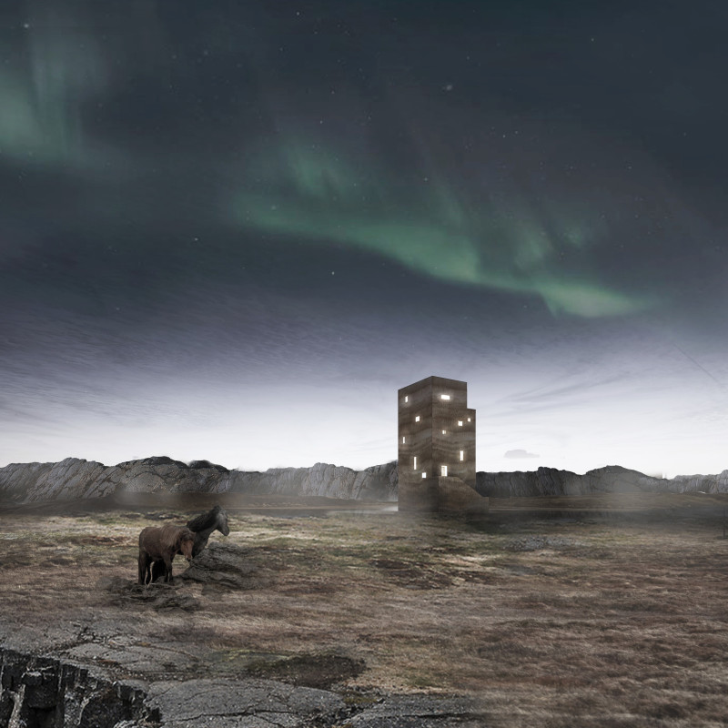 Rammed Earth and Timber Structure Embracing Iceland’s Geothermal Landscape