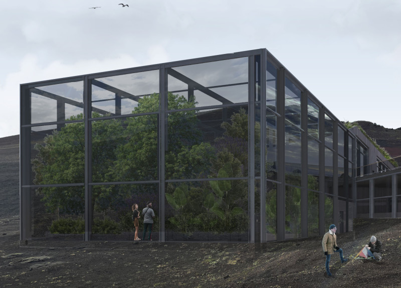 Green Roof and Thermal Glass Elevate Dining Among Nature