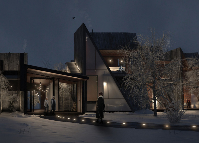 Aluminum Shading Frames and Wood Structures for Community Engagement