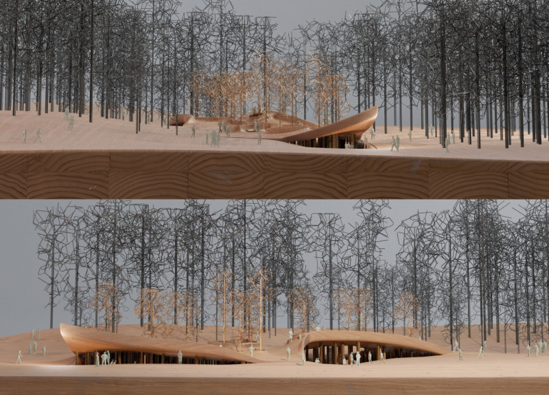 Forest of Niches and Open Park Integrating Public Reflection and Remembrance